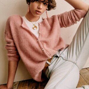 Sezane Gilet Gaspard xs.  (colour: bois de dose)